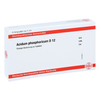 Acidum Phosphoricum D12 Ampullen 8X1 ml von DHU-Arzneimittel GmbH & Co. KG PZN 11703756