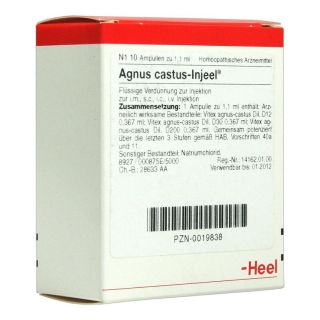 Agnus Castus Injeel Ampullen 10 stk von Biologische Heilmittel Heel GmbH PZN 00019838