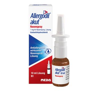 Allergodil akut Nasenspray: Azelastin Spray gegen Heuschnupfen 10 ml von Viatris Healthcare GmbH PZN 03436979