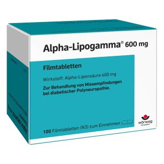 Alpha-Lipogamma 600mg 100 stk von Wörwag Pharma GmbH & Co. KG PZN 10109146
