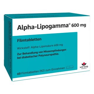 Alpha-Lipogamma 600mg 60 stk von Wörwag Pharma GmbH & Co. KG PZN 10109123