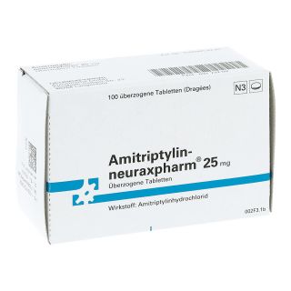 Amitriptylin-neuraxpharm 25mg 100 stk von neuraxpharm Arzneimittel GmbH PZN 03173209