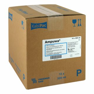 Ampuwa Plastikflasche Injektions-/infusionslsg. 10X500 ml von Fresenius Kabi Deutschland GmbH PZN 00041424