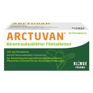 ARCTUVAN Bärentraubenblätter 60 stk von Klinge Pharma GmbH PZN 01532302