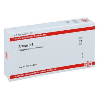 Arnica D4 Ampullen 8X1 ml von DHU-Arzneimittel GmbH & Co. KG PZN 11704170