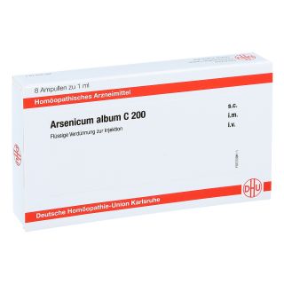 Arsenicum Album C200 Ampullen 8X1 ml von DHU-Arzneimittel GmbH & Co. KG PZN 11704193