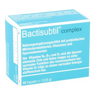 Bactisubtil Complex Kapseln 50 stk von CHEPLAPHARM Arzneimittel GmbH PZN 04479749