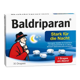 Baldriparan Stark für die Nacht 30 stk von PharmaSGP GmbH PZN 00499175