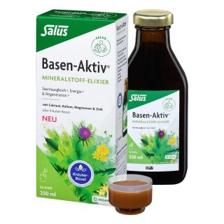 Basen Aktiv Mineralstoff-Kräuter-Elixier Salus 250 ml von SALUS Pharma GmbH PZN 18354313