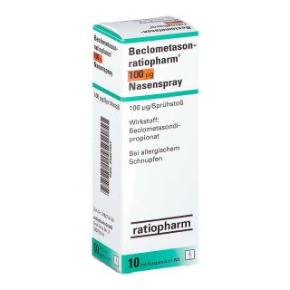 Beclometason-ratiopharm 100 [my]g Nasenspray 80 Hu 1 stk von ratiopharm GmbH PZN 03627857