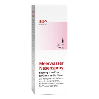 Befeuchtendes Meerwasser Nasenspray von apodiscounter 20 ml von Pharma Aldenhoven GmbH & Co. KG PZN 18438889