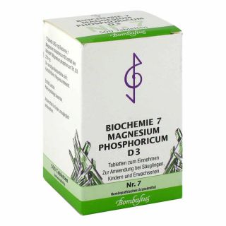 Biochemie 7 Magnesium phosphoricum D3 Tabletten 500 stk von Bombastus-Werke AG PZN 01073662