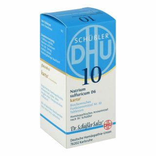 Biochemie Dhu 10 Natrium Sulfur D6 Karto Tabletten 200 stk von DHU-Arzneimittel GmbH & Co. KG PZN 06329250