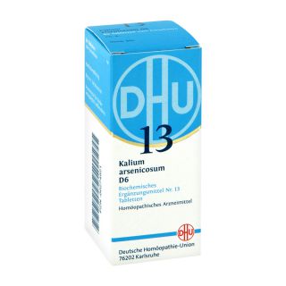 Biochemie Dhu 13 Kalium arsenicosum D6 Tabletten 80 stk von DHU-Arzneimittel GmbH & Co. KG PZN 00274921