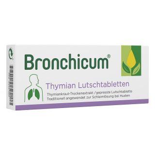 Bronchicum Thymian Lutschtabletten 20 stk von MCM KLOSTERFRAU Vertr. GmbH PZN 09287865