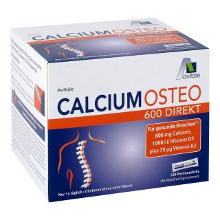 Calcium Osteo 600 Direkt Pulver 120 stk von Avitale GmbH PZN 16605722
