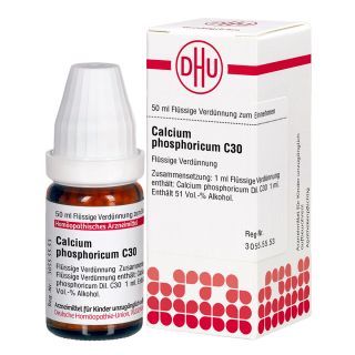 Calcium Phosphoricum C30 Dilution 50 ml von DHU-Arzneimittel GmbH & Co. KG PZN 00000394