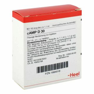Camp D30 Ampullen 10 stk von Biologische Heilmittel Heel GmbH PZN 01884018