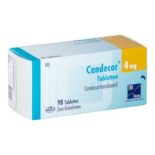 Candecor 4mg 98 stk von TAD Pharma GmbH PZN 09633439