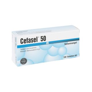 Cefasel 50 Μg Tabletten 100 stk von Cefak KG PZN 00261663