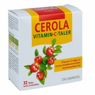 Cerola Vitamin C Taler Grandel 32 stk von Dr. Grandel GmbH PZN 03106466