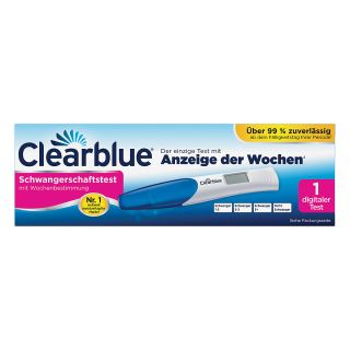 Clearblue Schwangerschaftstest mit Wochenbestimmung 1 stk von WICK Pharma - Zweigniederlassung PZN 12893977
