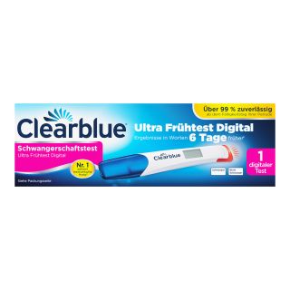 Clearblue Schwangerschaftstest Ultra Frühtest Digital 1 stk von WICK Pharma - Zweigniederlassung PZN 17364717