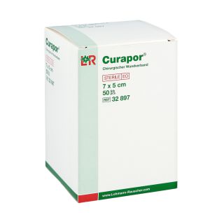 Curapor Wundverband steril chirurgisch 5x7 cm 50 stk von Lohmann & Rauscher GmbH & Co.KG PZN 10757170