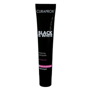 Curaprox Black is White Kohlezahnpasta 90 ml von Curaden Germany GmbH PZN 11372621