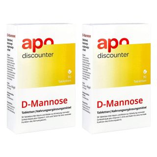 D-Mannose Tabletten 2x90 stk von Euro OTC Pharma GmbH PZN 08102064