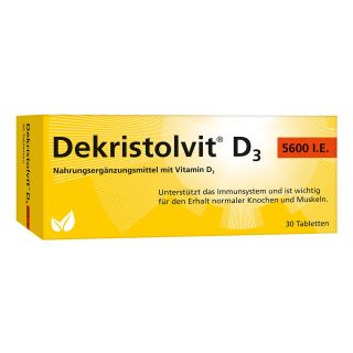 Dekristolvit D3 5.600 I.e. Tabletten 30 stk von Hübner Naturarzneimittel GmbH PZN 11709687