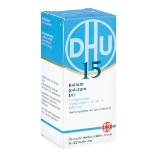 DHU 15 Kalium jodatum D12 Tabletten 80 stk von DHU-Arzneimittel GmbH & Co. KG PZN 00275091