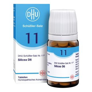 DHU Schüßler-Salz Nummer 11 Silicea D6 80 Tabletten 80 stk von DHU-Arzneimittel GmbH & Co. KG PZN 00274766