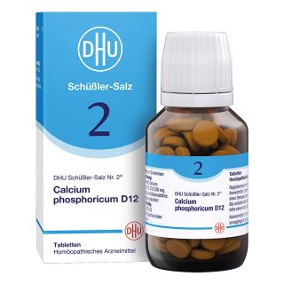 DHU Schüßler-Salz Nummer 2 Calcium phosphoricum D12 Tabletten 200 stk von DHU-Arzneimittel GmbH & Co. KG PZN 02580450