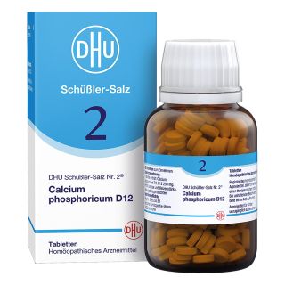 DHU Schüßler-Salz Nummer 2 Calcium phosphoricum D12 Tabletten 420 stk von DHU-Arzneimittel GmbH & Co. KG PZN 06583988