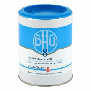 DHU Schüßler Salz Nummer 8 Natrium chloratum D6 1000 stk von DHU-Arzneimittel GmbH & Co. KG PZN 00274476