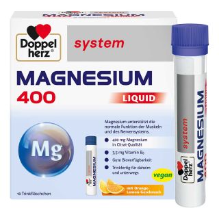 Doppelherz Magnesium 400 Liquid System Trinkampulle (n) 10 stk von Queisser Pharma GmbH & Co. KG PZN 17987430