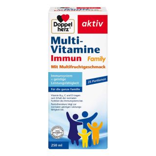 Doppelherz Multi-vitamine Immun Family Flüssig 250 ml von Queisser Pharma GmbH & Co. KG PZN 17197254