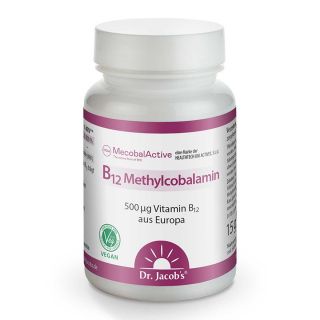 Dr. Jacob's Vitamin B12 Methylcobalamin hochdosiert vegan 60 stk von Dr. Jacob's Medical GmbH PZN 13578663
