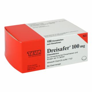 Dreisafer Filmtabletten 100 stk von Teva GmbH PZN 02768515