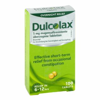 Dulcolax 5mg 100 stk von EurimPharm Arzneimittel GmbH PZN 07682089