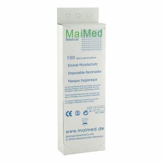 Einmal Mundschutz unsteril 100 stk von MaiMed GmbH PZN 02208118