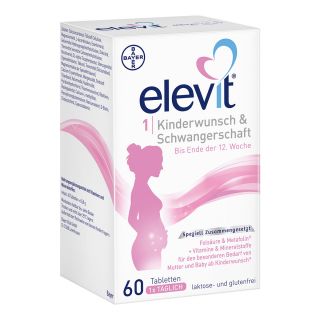 Elevit 1 Kinderwunsch & Schwangerschaft Tabletten 1X60 stk von Bayer Vital GmbH PZN 15371305
