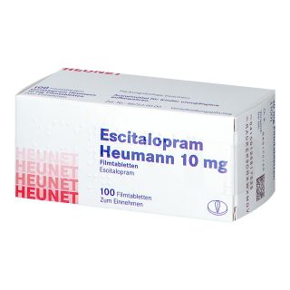 Escitalopram Heumann 10mg Heunet 100 stk von Heunet Pharma GmbH PZN 12581752
