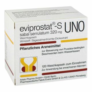 Eviprostat-S Sabal serrulatum 320 Uno 120 stk von Pharmazeutische Fabrik Evers Gmb PZN 07278069