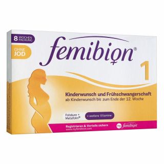 Femibion 1 Kinderwunsch+Frühschwangersschaft o.Jod 60 stk von WICK Pharma - Zweigniederlassung PZN 15199987