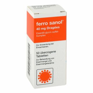 Ferro sanol 40mg Dragees 50 stk von UCB Pharma GmbH PZN 00379034