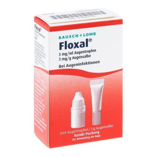 Floxal 3 mg/ml Augentropfen + 3 mg/g Augenslb.kpg. 1 stk von Dr. Gerhard Mann Chem.-pharm.Fab PZN 03820956