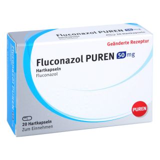 Fluconazol Puren 50 mg Hartkapseln 20 stk von PUREN Pharma GmbH & Co. KG PZN 11354681