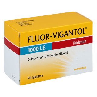 Fluor Vigantol 1.000 I.e. Tabletten 90 stk von WICK Pharma - Zweigniederlassung PZN 13155715
